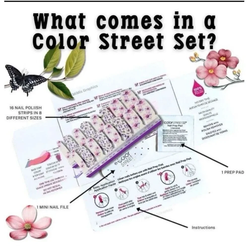 Dallas Darling   Color Street Sparkling Blue Nail Strips